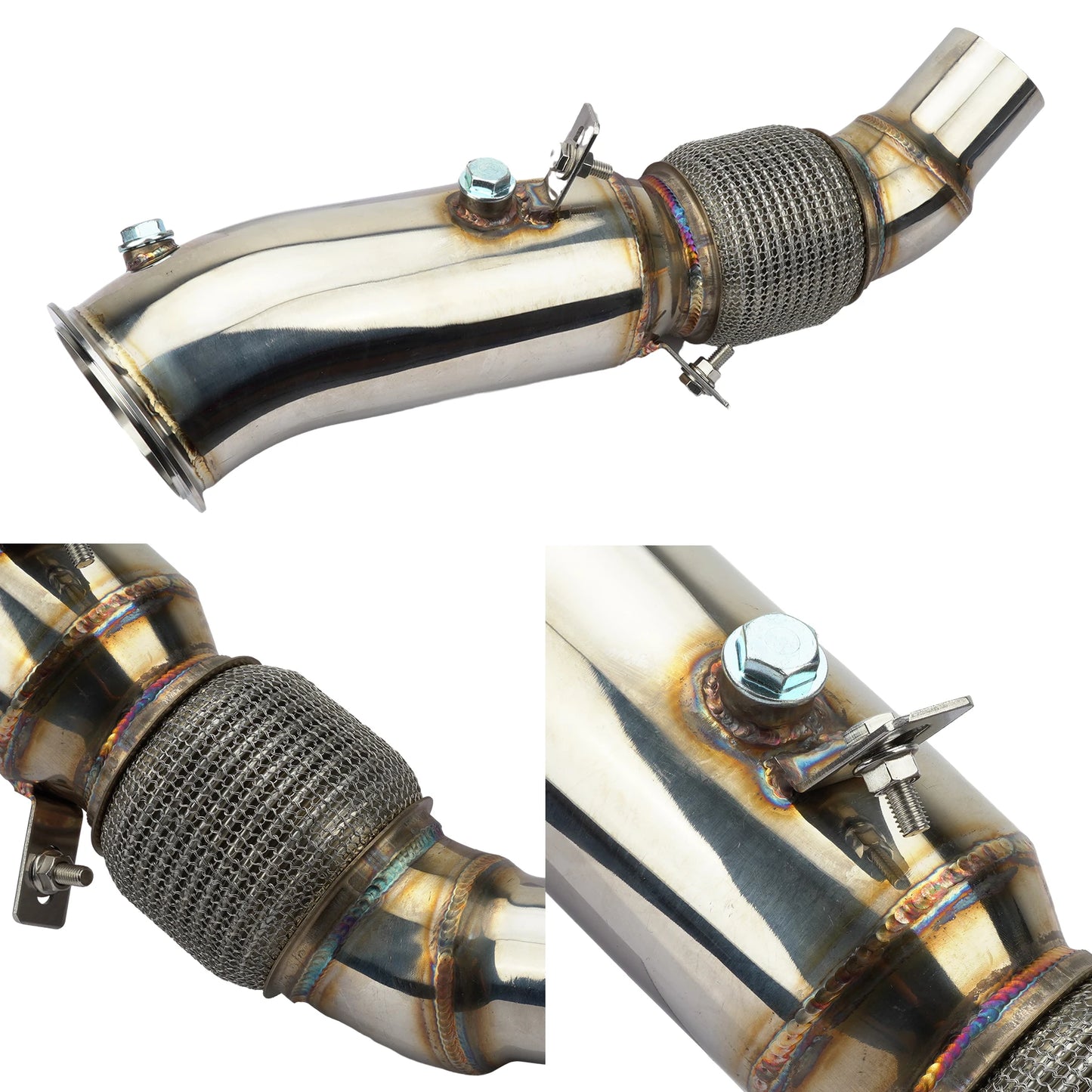 BMW N20 Downpipe i Rustfritt stål