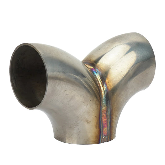 Universal Y-Formet Eksoskobling i Rustfritt Stål – 51/57/63/76 mm 